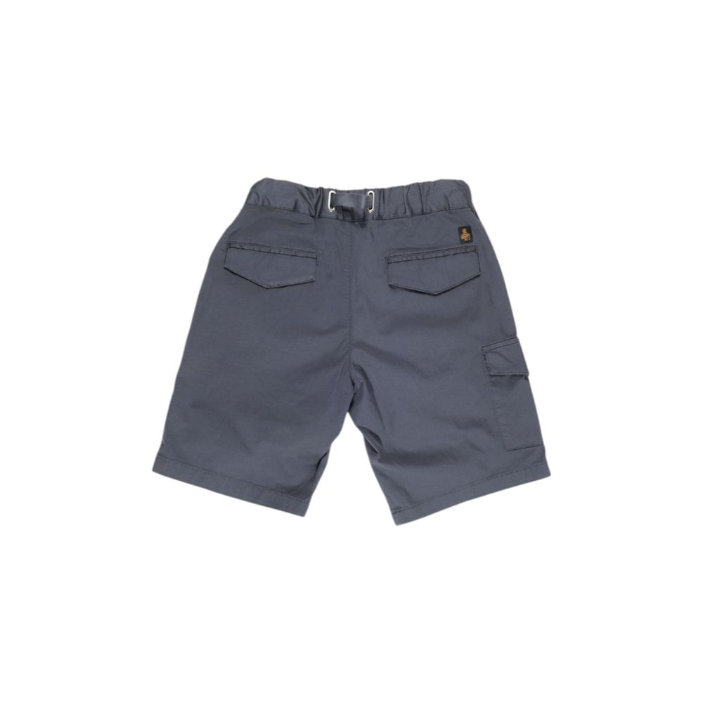 Refrigiwear Blue Cotton Bermuda Shorts | Regal Royce