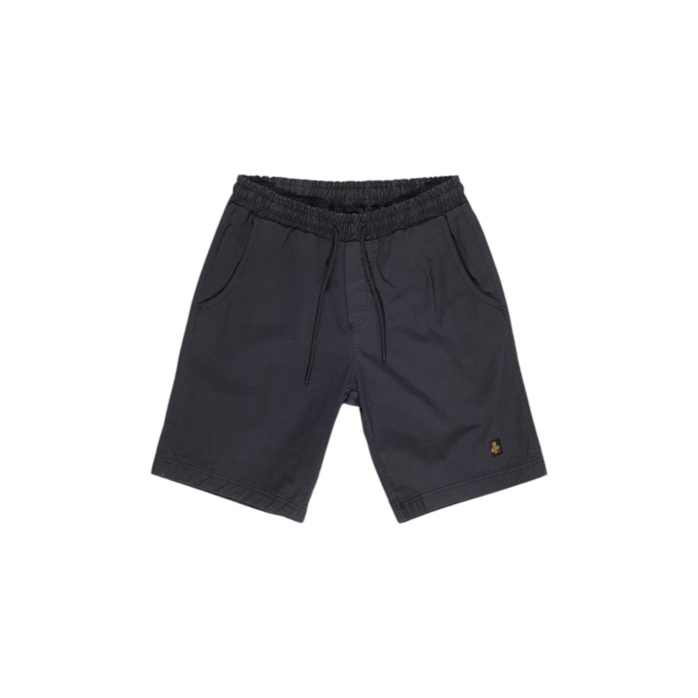Refrigiwear Black Cotton Bermuda Shorts | Regal Royce