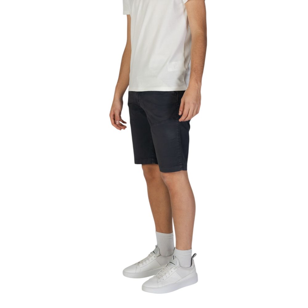 Refrigiwear Blue Cotton Bermuda Shorts | Regal Royce