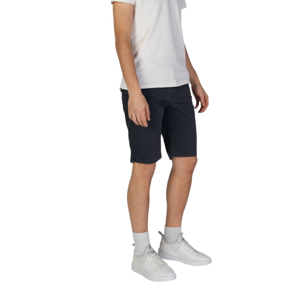 Refrigiwear Blue Cotton Bermuda Shorts | Regal Royce