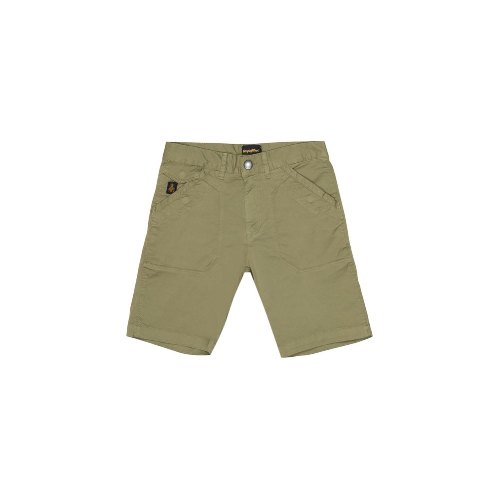 Refrigiwear Green Cotton Bermuda Shorts | Regal Royce
