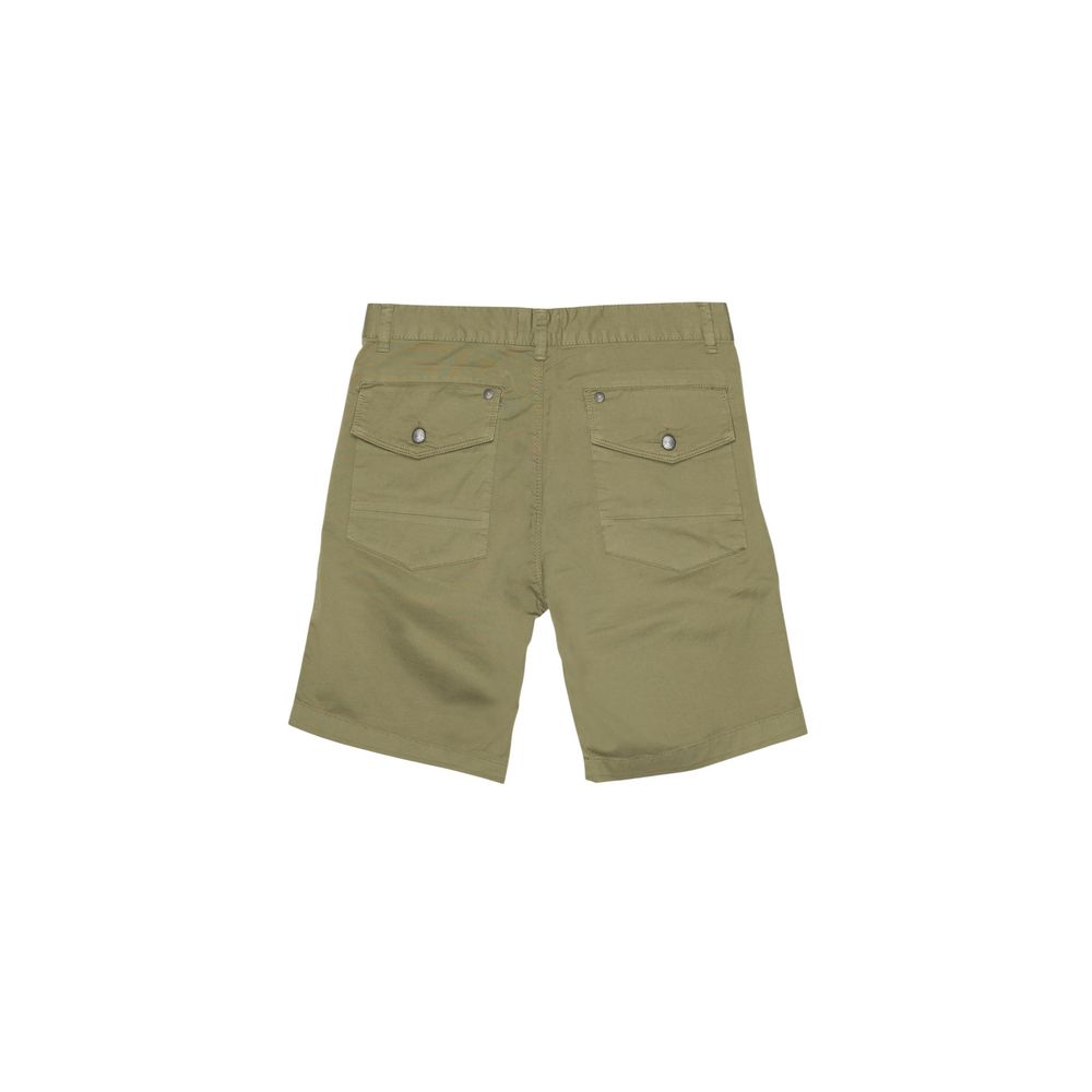 Refrigiwear Green Cotton Bermuda Shorts | Regal Royce
