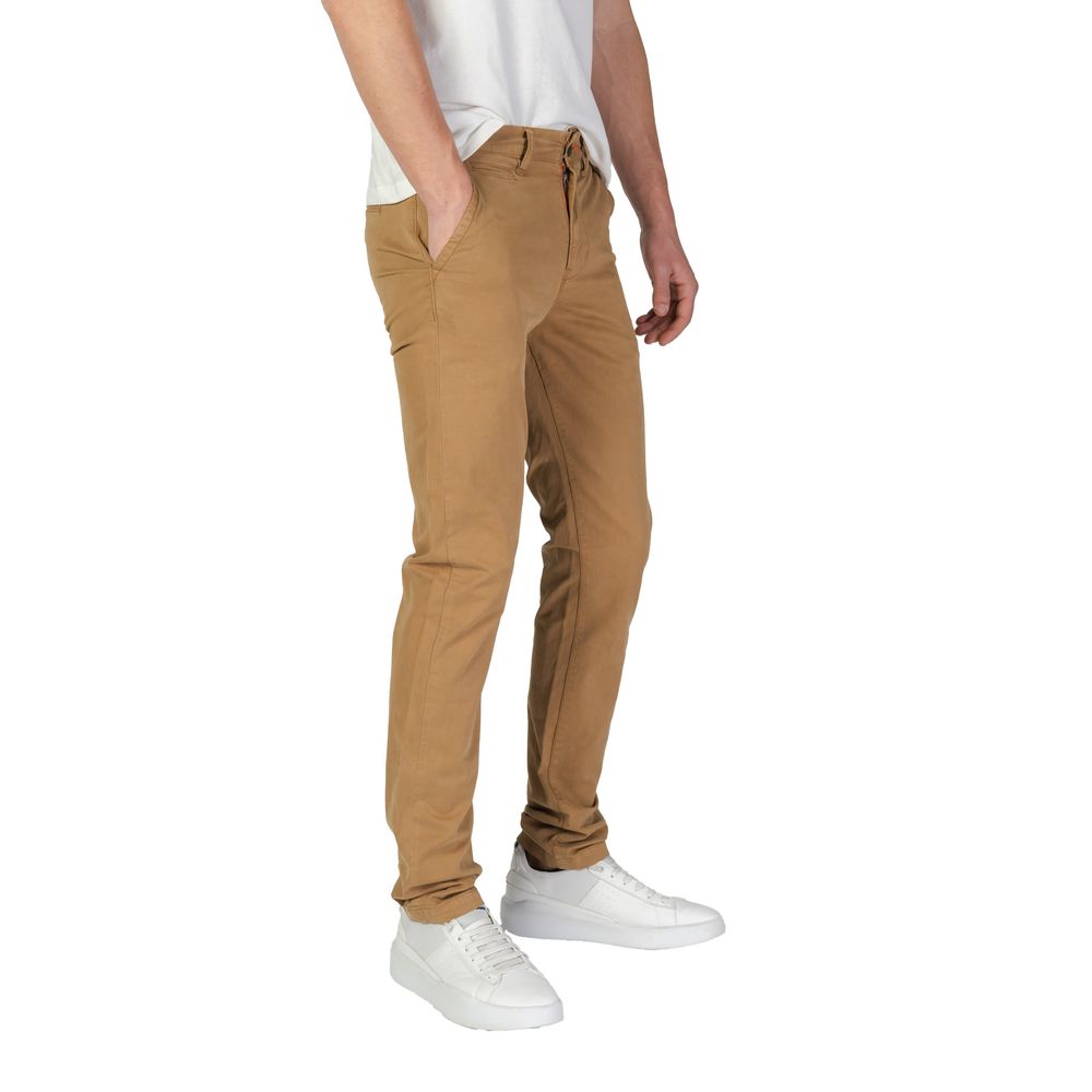 Superdry Beige Cotton Skinny Pants | Regal Royce