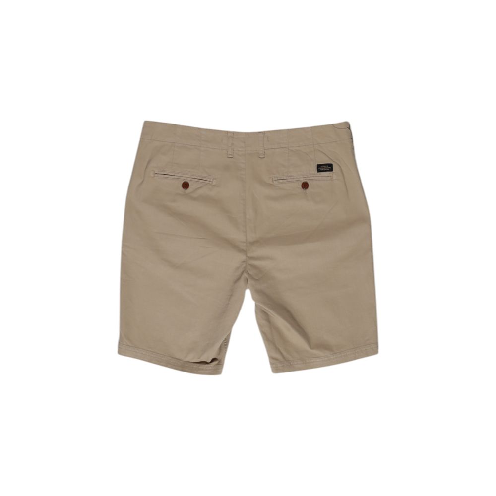 Superdry Beige Cotton Bermuda Shorts | Regal Royce