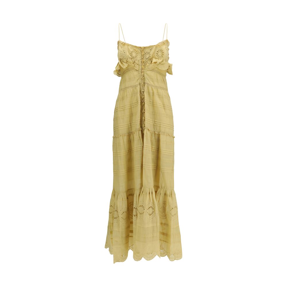 Marant Etoile Beige Cotton Casual Dress | Regal Royce