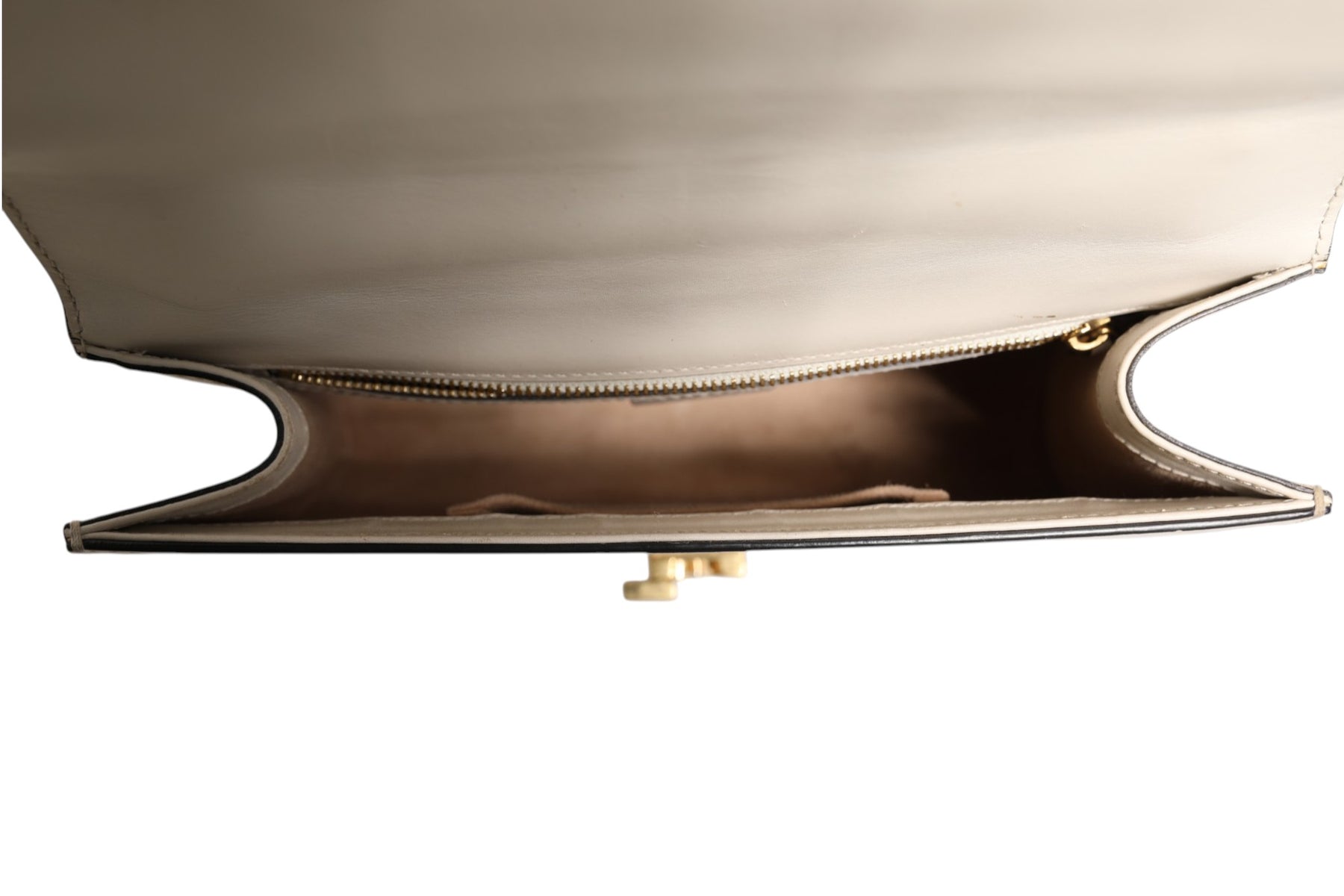 Gucci White Calfskin Leather Sylvie Crossbody Bag | Regal Royce