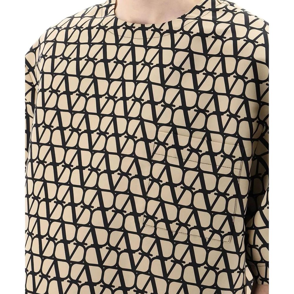 Valentino Brown Silk T-Shirt | Regal Royce
