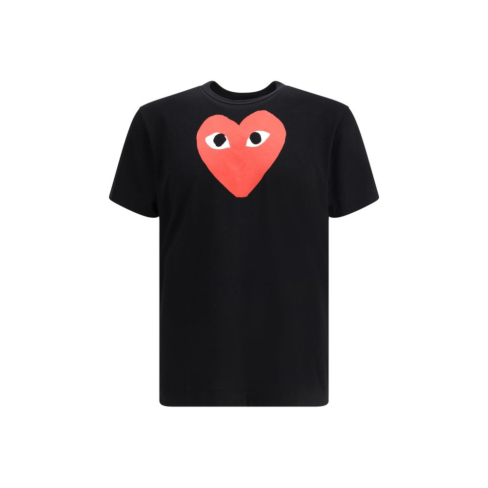 Comme Des Garçons Play Black Cotton T-Shirt | Regal Royce