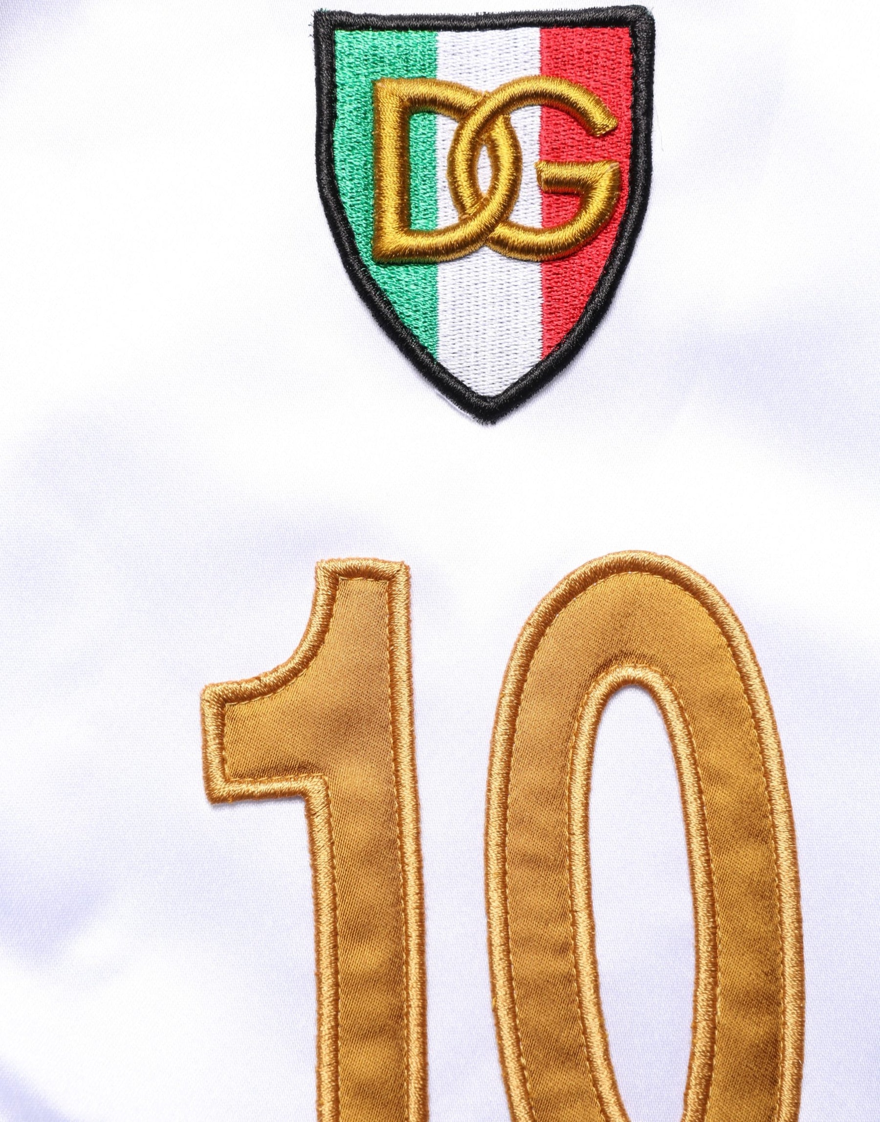 Dolce & Gabbana Multicolor Italian DG Logo Crew Neck T-shirt | Regal Royce
