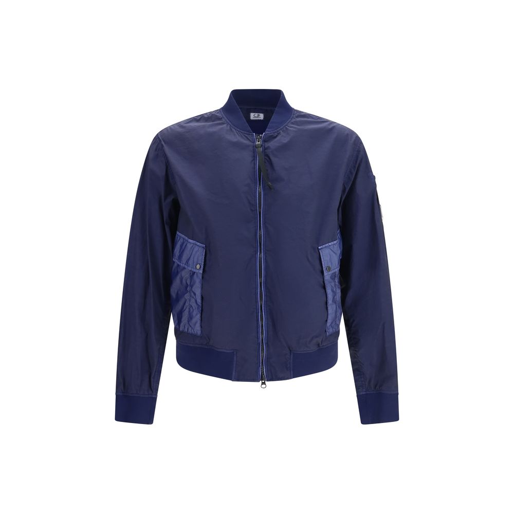 C.P. Company Blue Polyamide Bomber | Regal Royce