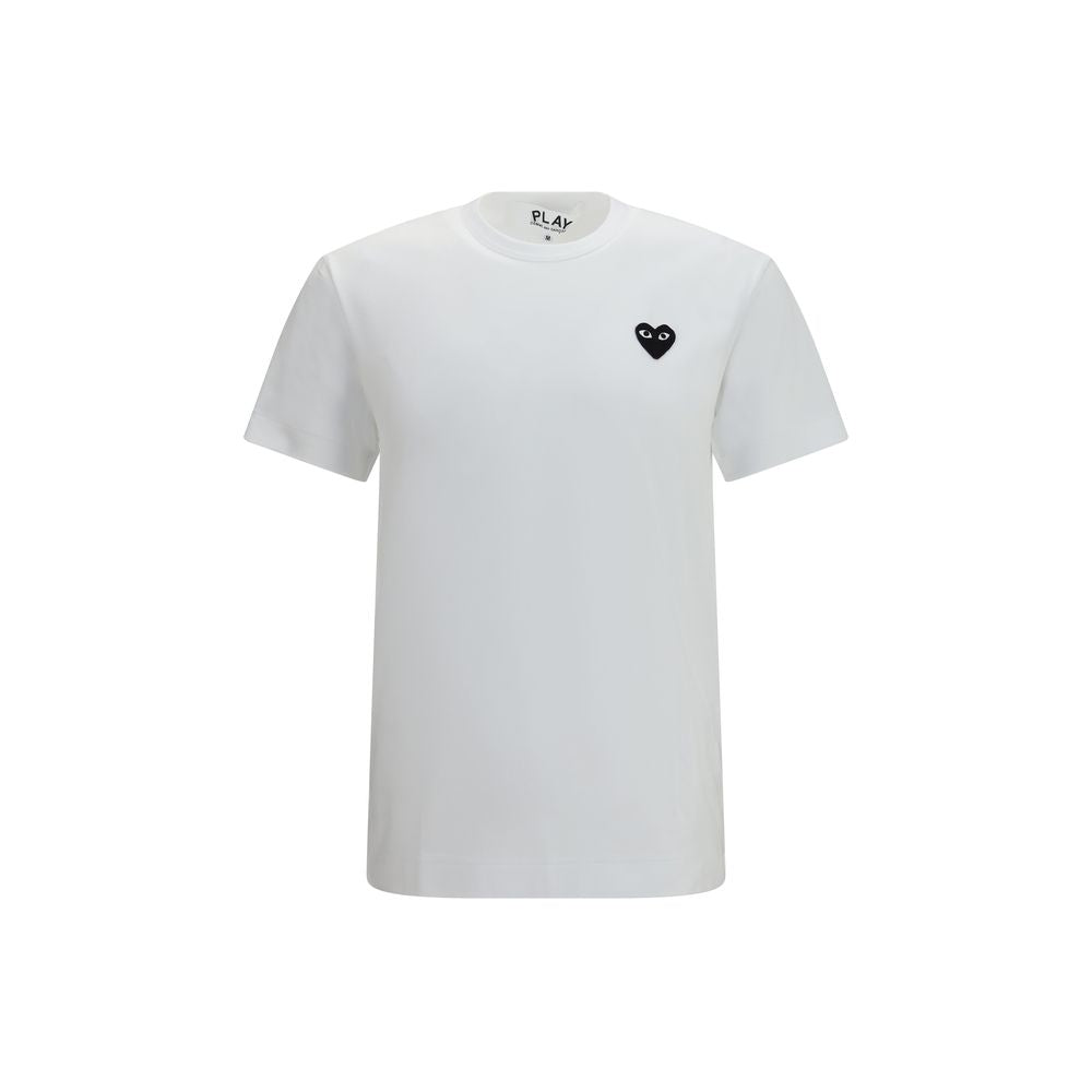 Comme Des Garçons Play White Cotton T-Shirt | Regal Royce