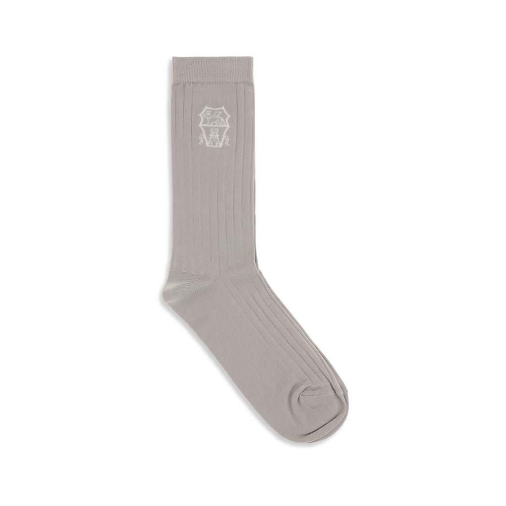 Brunello Cucinelli Beige Cotton Socks | Regal Royce