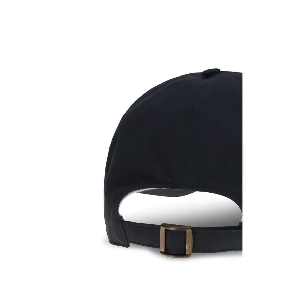 Brunello Cucinelli Blue Cotton Cap (Baseball Hat) | Regal Royce