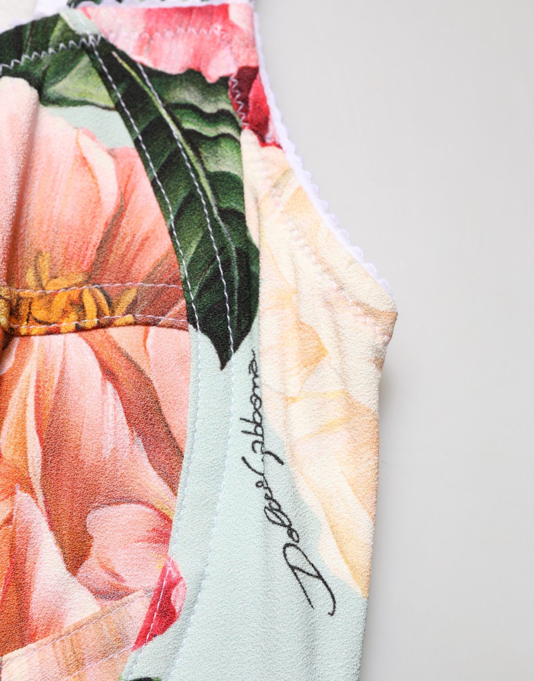 Dolce & Gabbana Multicolor Floral Print Viscose Sheath Dress | Regal Royce