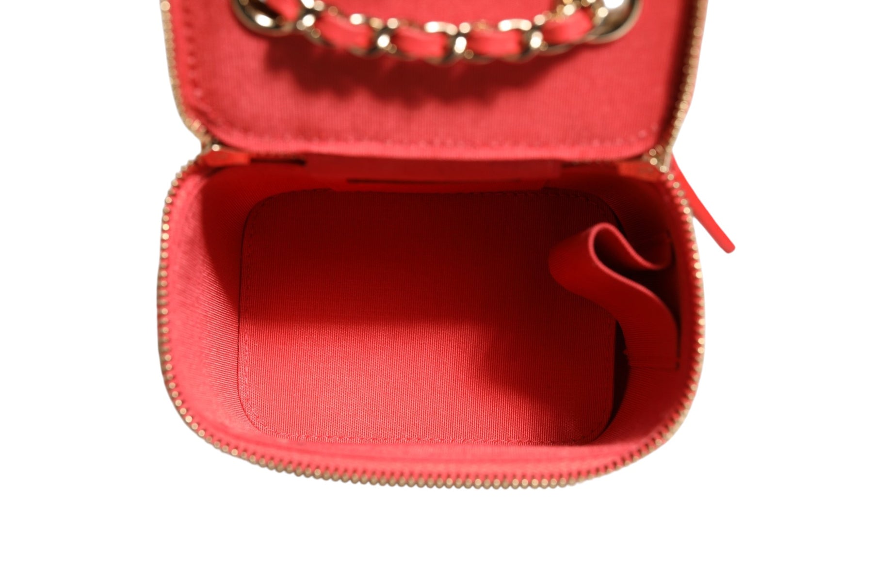 Chanel Raffia Jute Striped Mini Vanity Case | Regal Royce