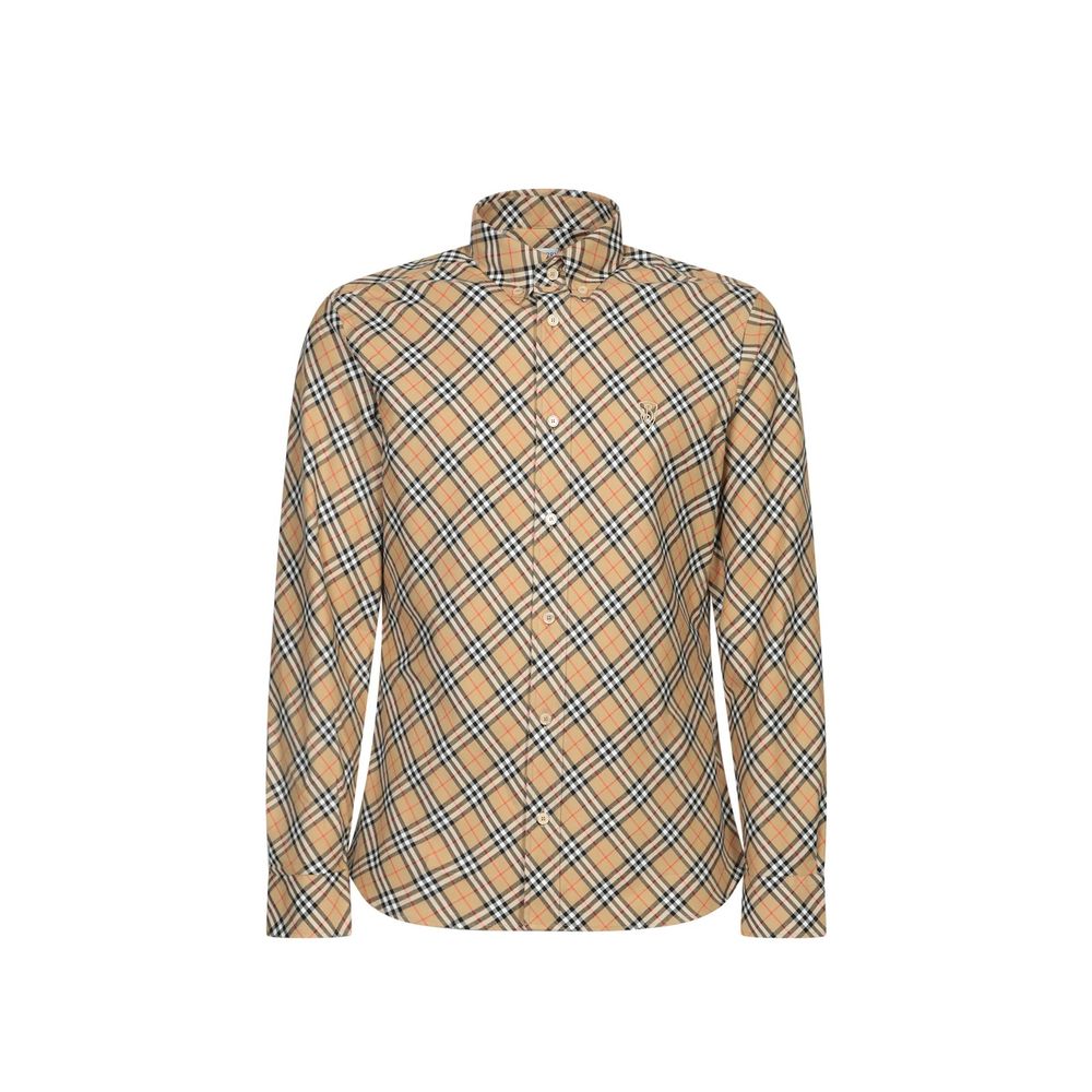 Burberry Beige Cotton Pattern Shirt | Regal Royce