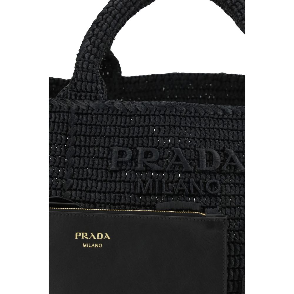 Prada Black Viscose Shoulder Bag | Regal Royce