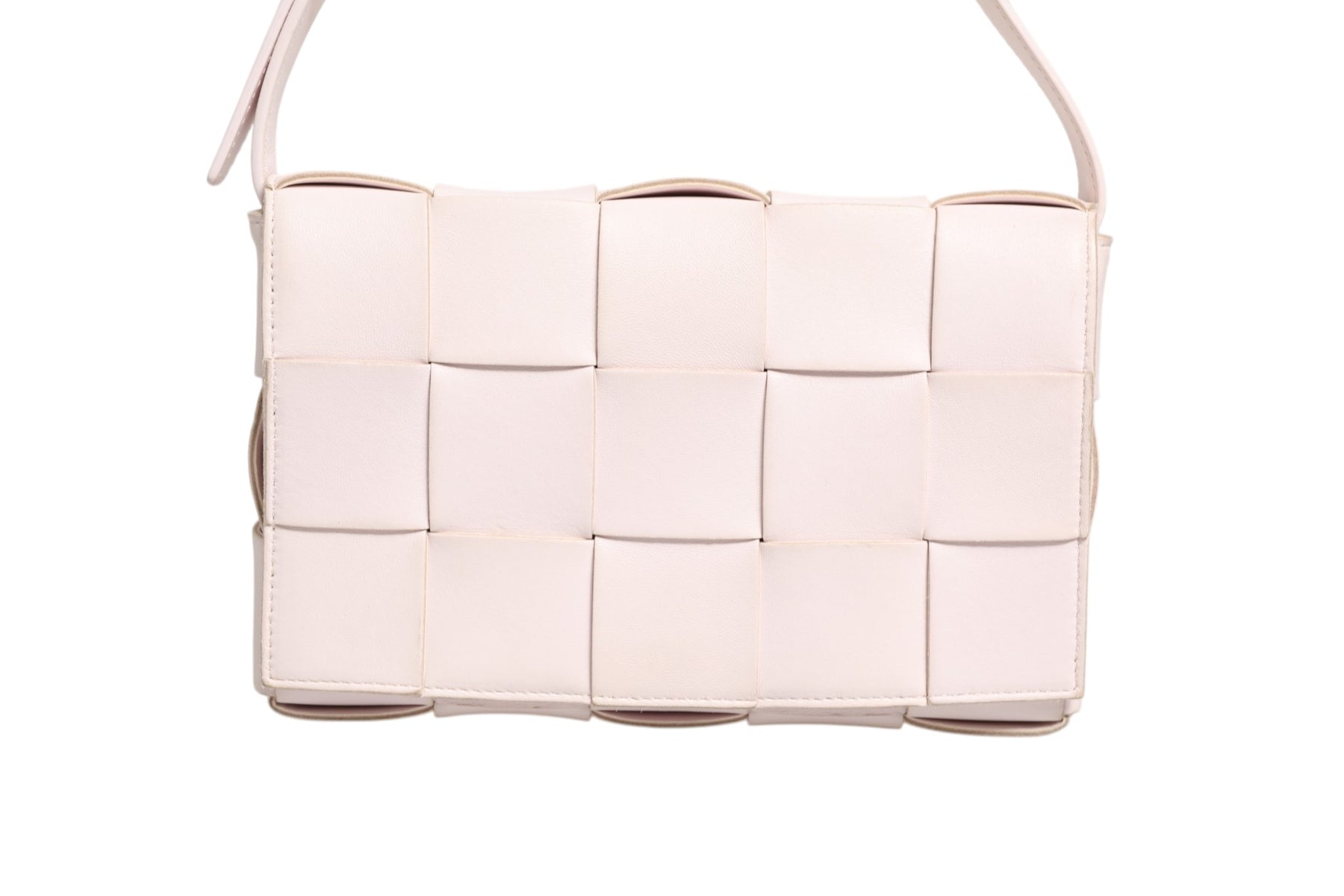 Bottega Veneta Pink Intrecciato Cassette Shoulder Bag | Regal Royce