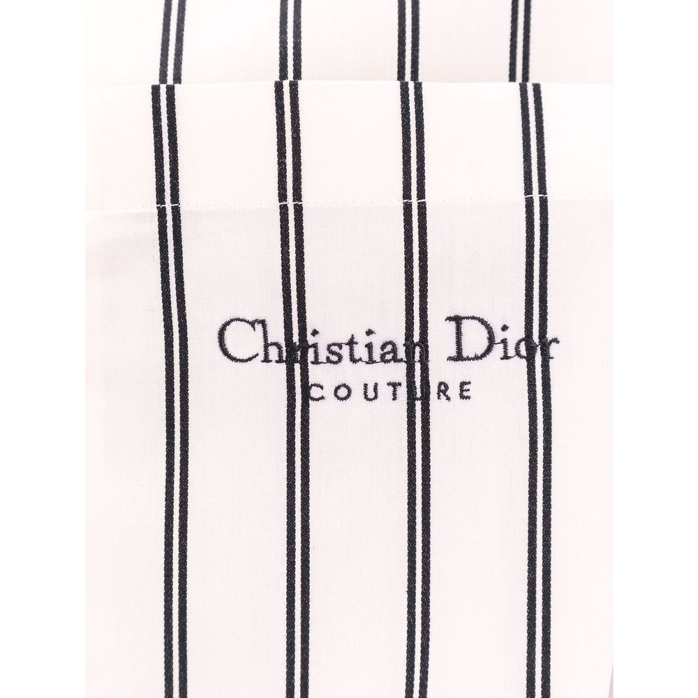 Dior White Cotton Pattern Shirt | Regal Royce