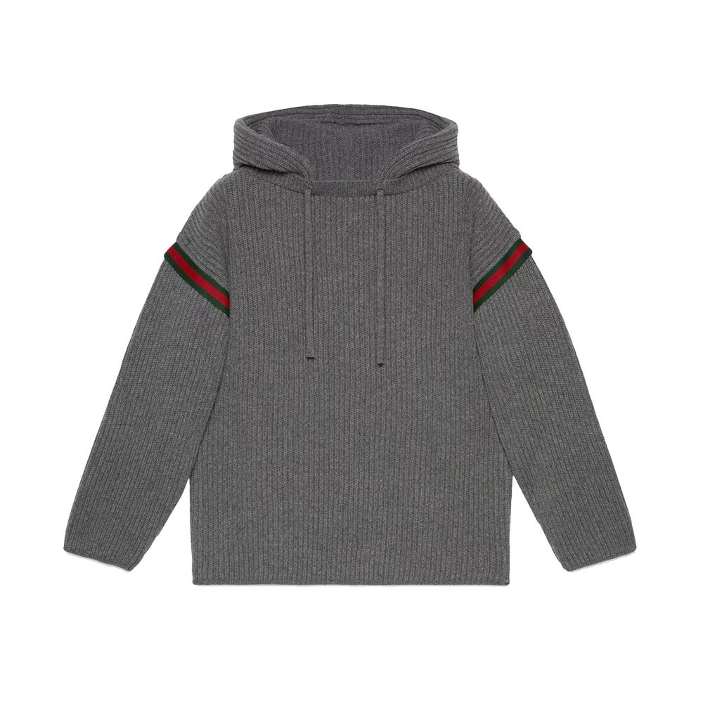 Gucci Gray Cashmere Sweatshirt | Regal Royce