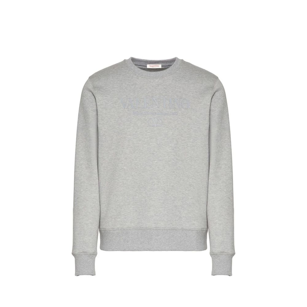 Valentino Gray Cotton Sweatshirt | Regal Royce