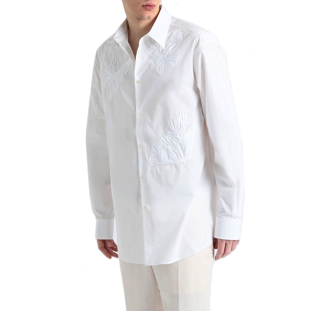 Valentino White Cotton Dress Shirt | Regal Royce