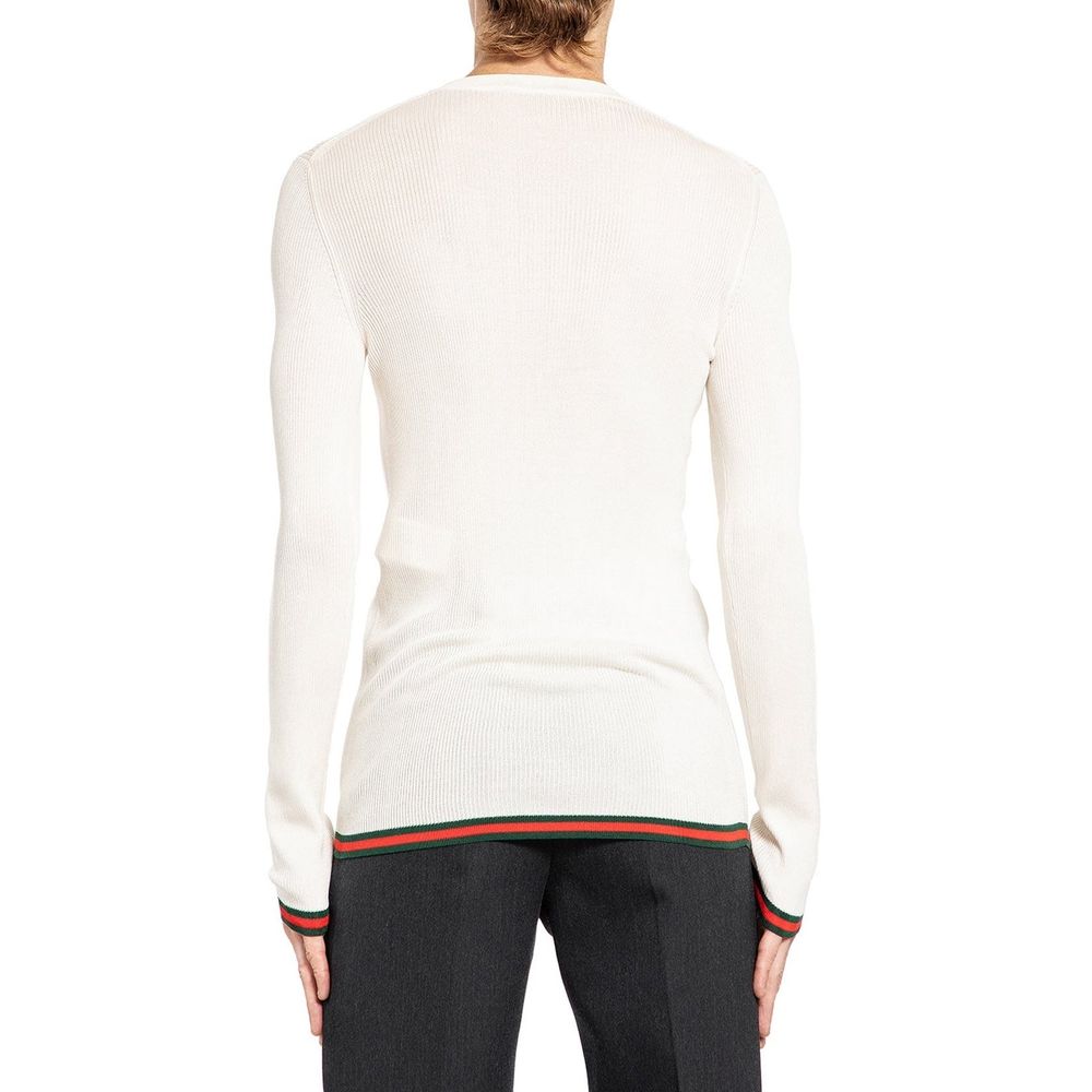 Gucci White Silk T-Shirt | Regal Royce
