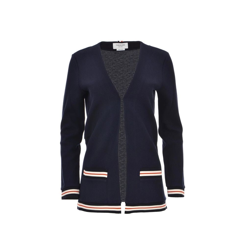 Thom Browne Blue Cotton Cardigan | Regal Royce