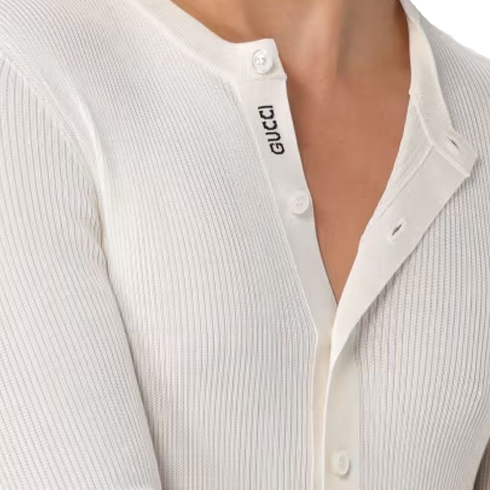 Gucci White Silk T-Shirt | Regal Royce