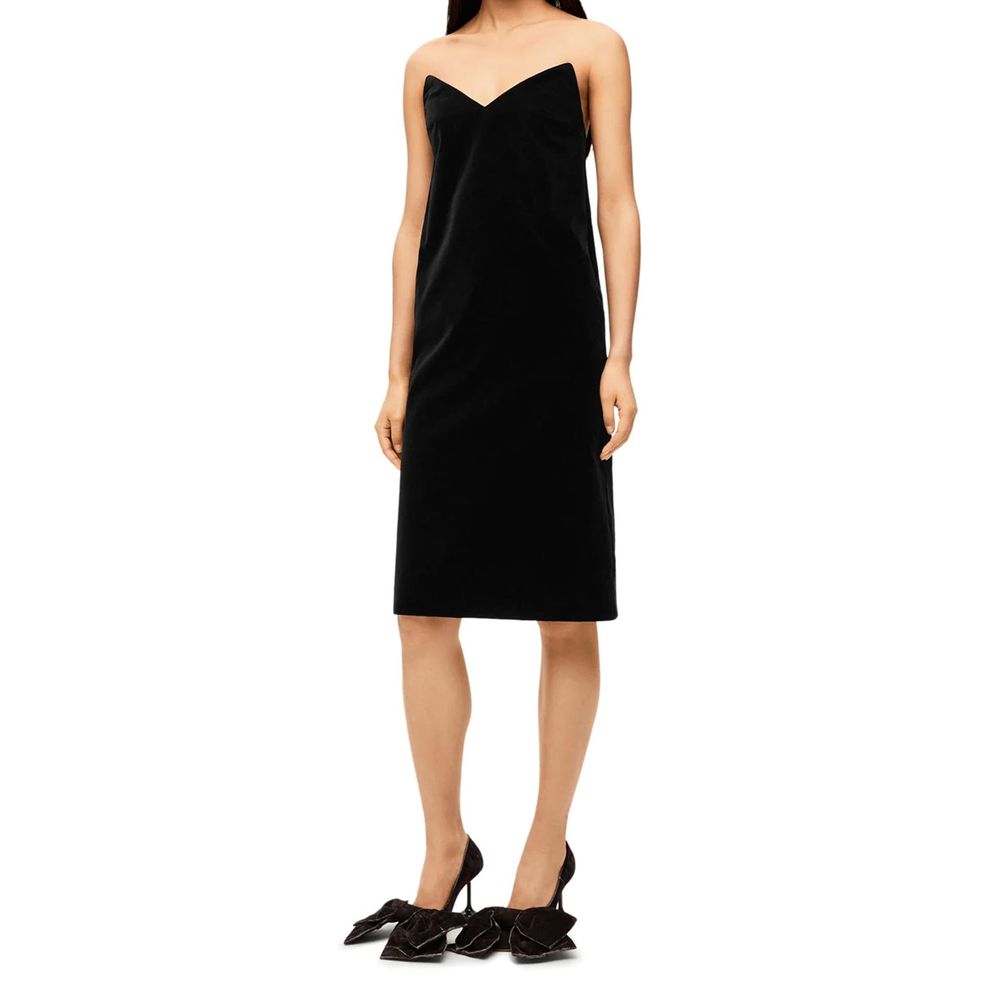 Loewe Black Cotton Cocktail Dress | Regal Royce
