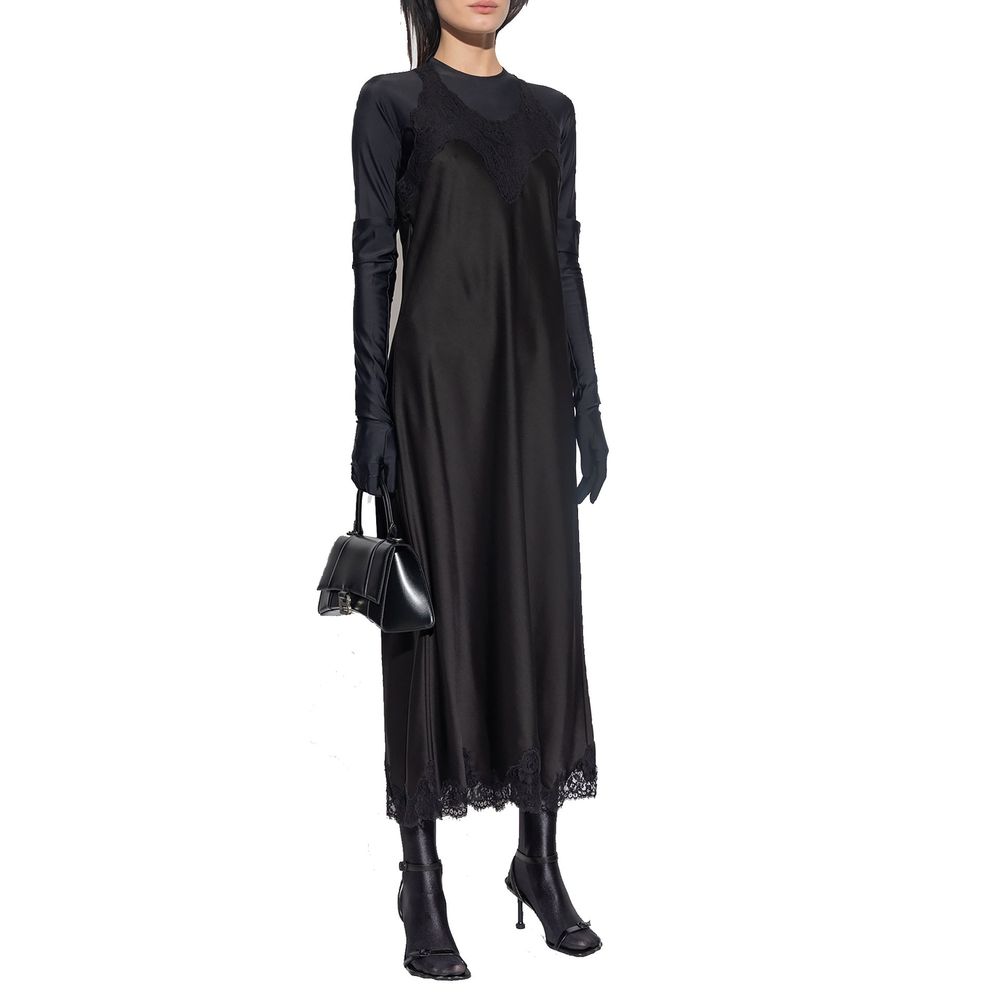 Balenciaga Black Acetate Casual Dress | Regal Royce