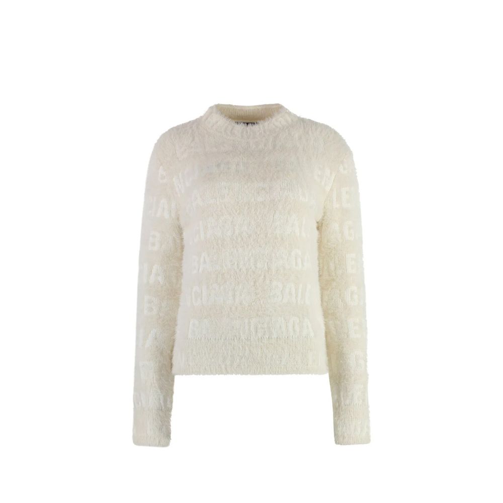 Balenciaga White Elastane Sweatshirt | Regal Royce