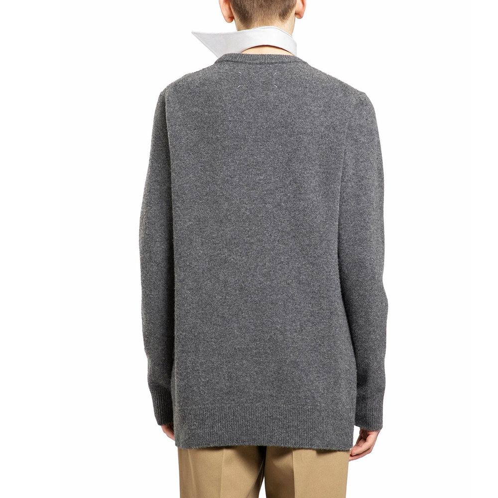 Maison Margiela Gray Wool Sweatshirt | Regal Royce
