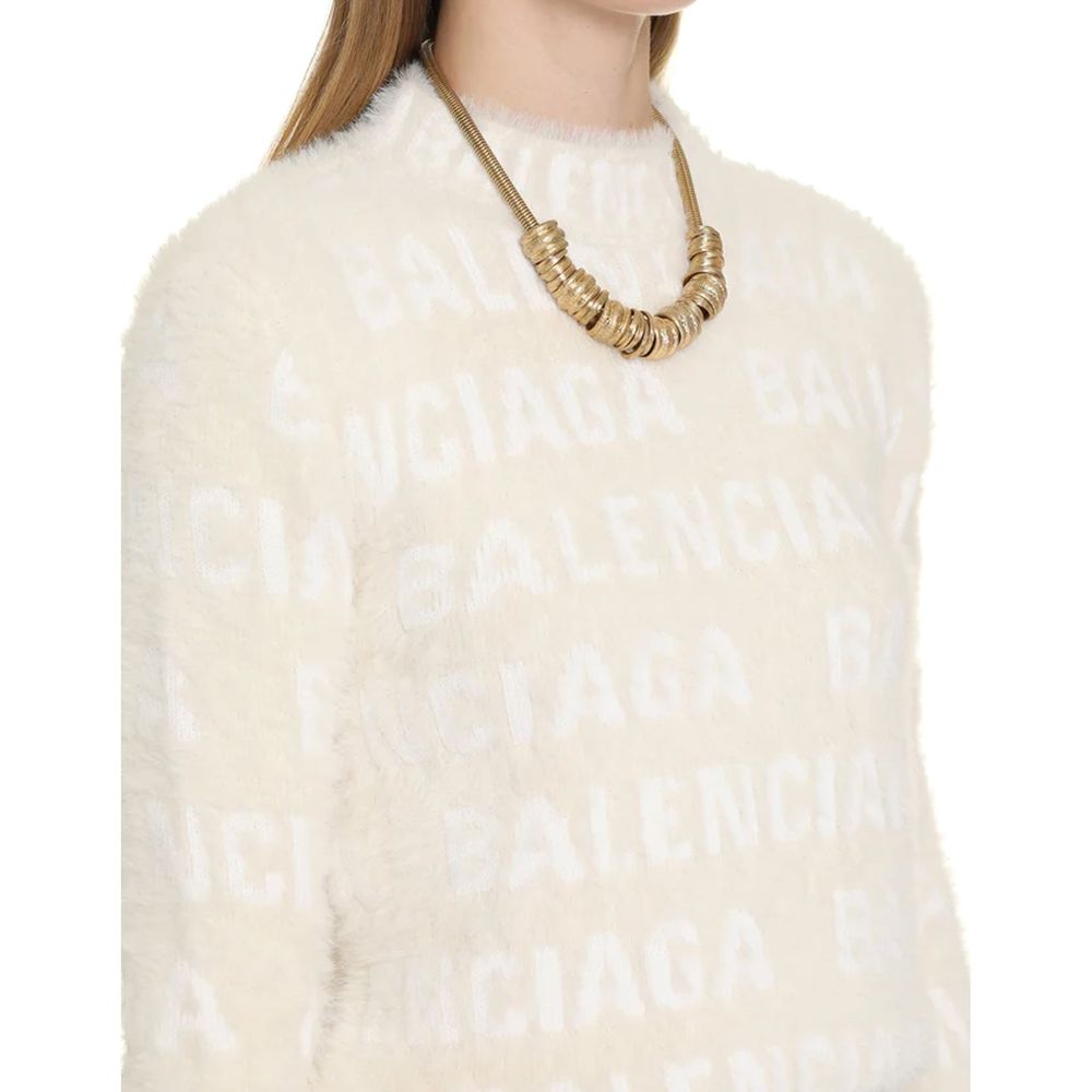Balenciaga White Elastane Sweatshirt | Regal Royce