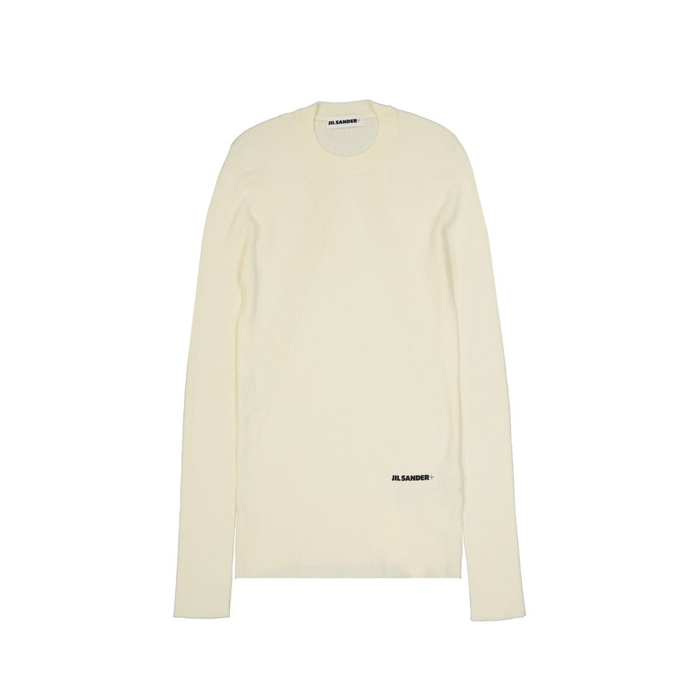 Jil Sander White Cotton Sweatshirt | Regal Royce