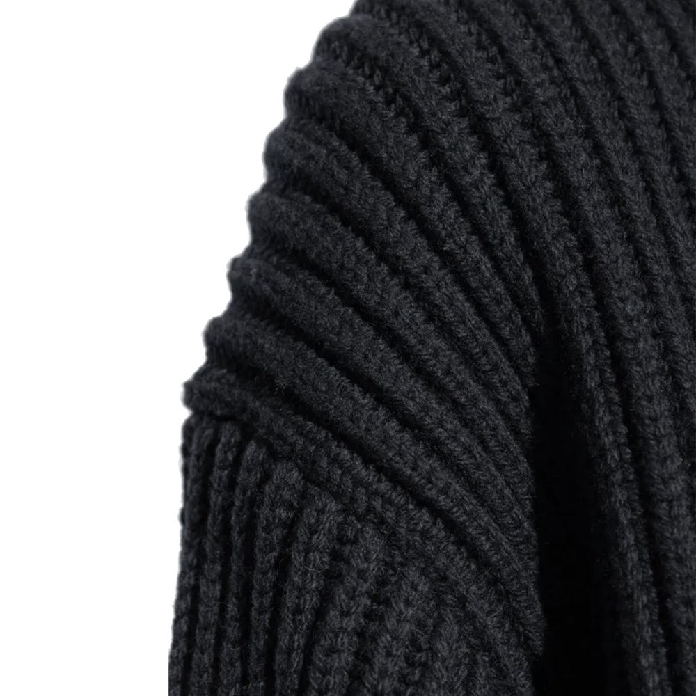 Jil Sander Black Wool Turtleneck | Regal Royce