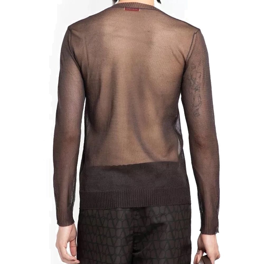 Valentino Brown Silk Sweatshirt | Regal Royce