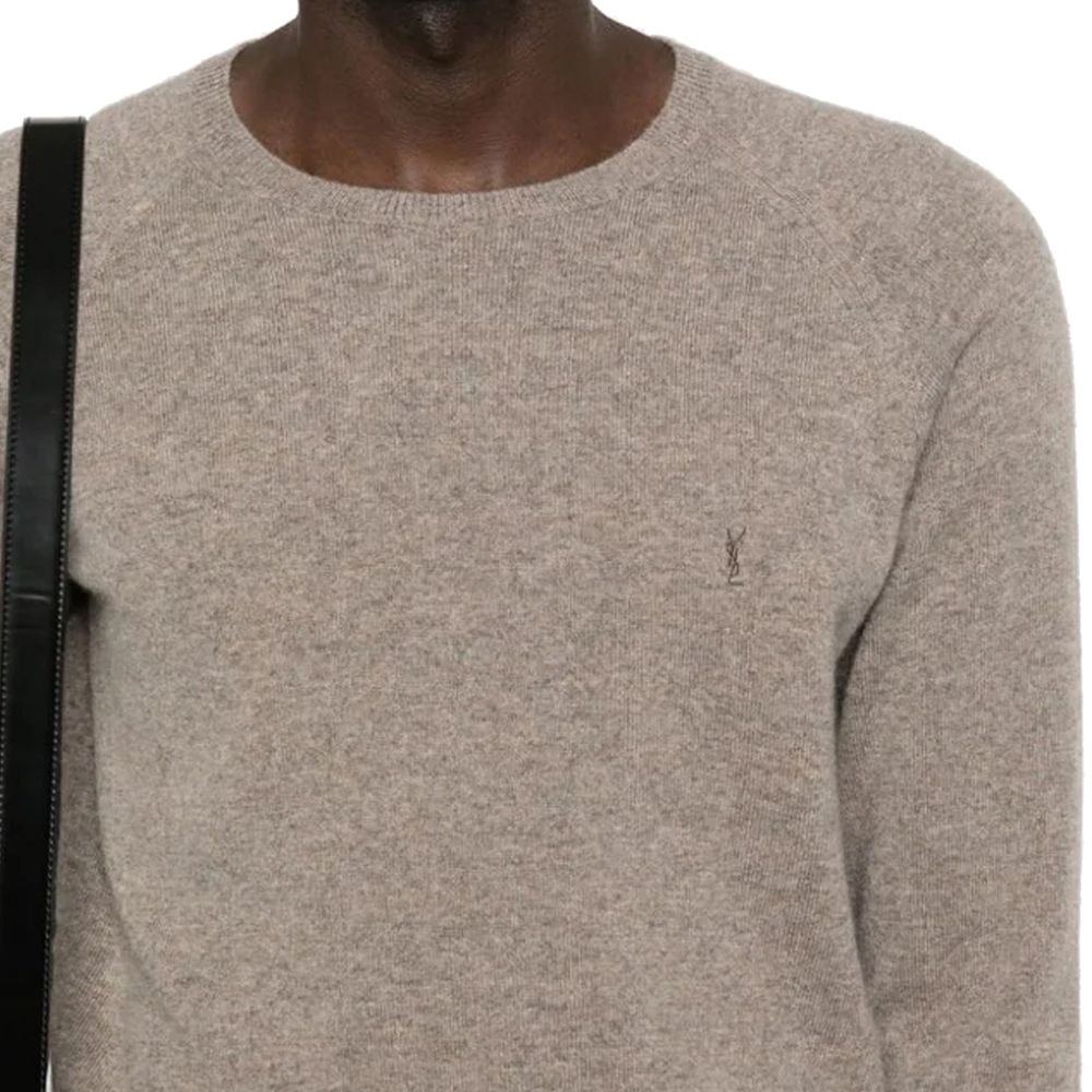 Saint Laurent Brown Cashmere Sweater | Regal Royce