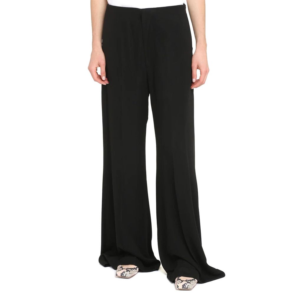 Maison Margiela Black Viscose Casual Pants | Regal Royce