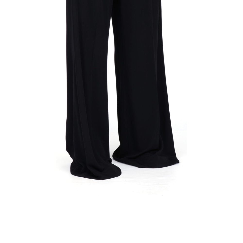 Maison Margiela Black Viscose Casual Pants | Regal Royce
