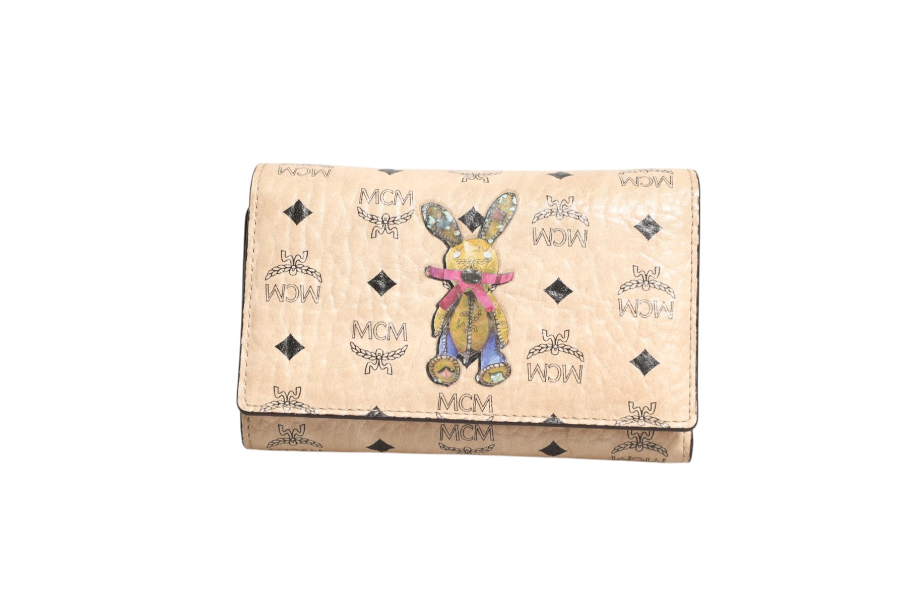 MCM Visetos Rabbit Compact Wallet | Regal Royce