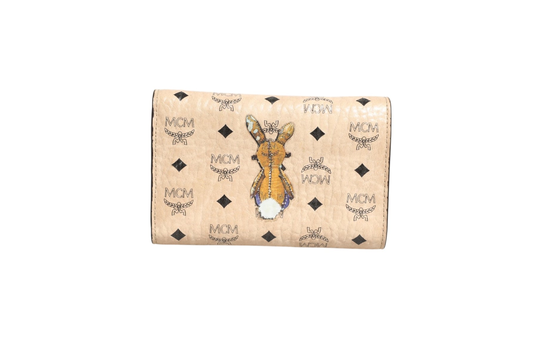 MCM Visetos Rabbit Compact Wallet | Regal Royce