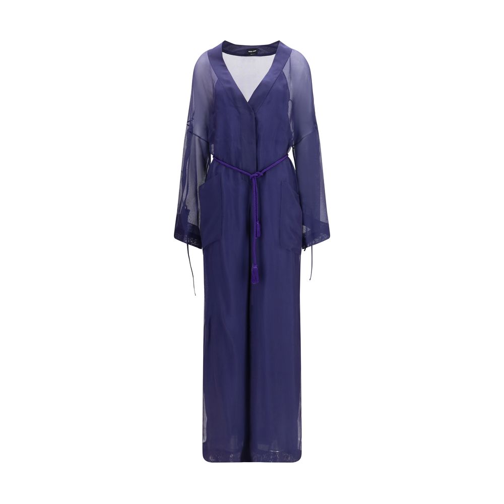 Giorgio Armani Blue Viscose Jumpsuit | Regal Royce