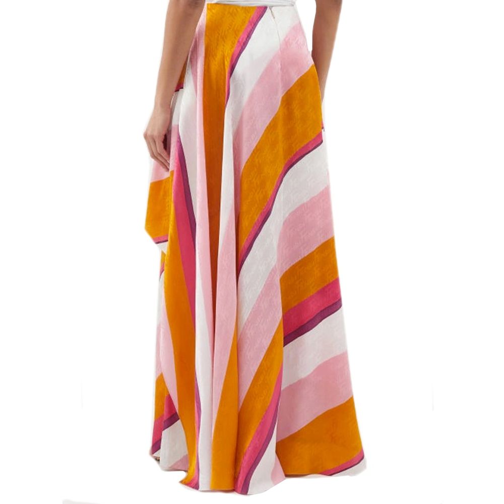 Fendi Multicolor Silk Pants | Regal Royce