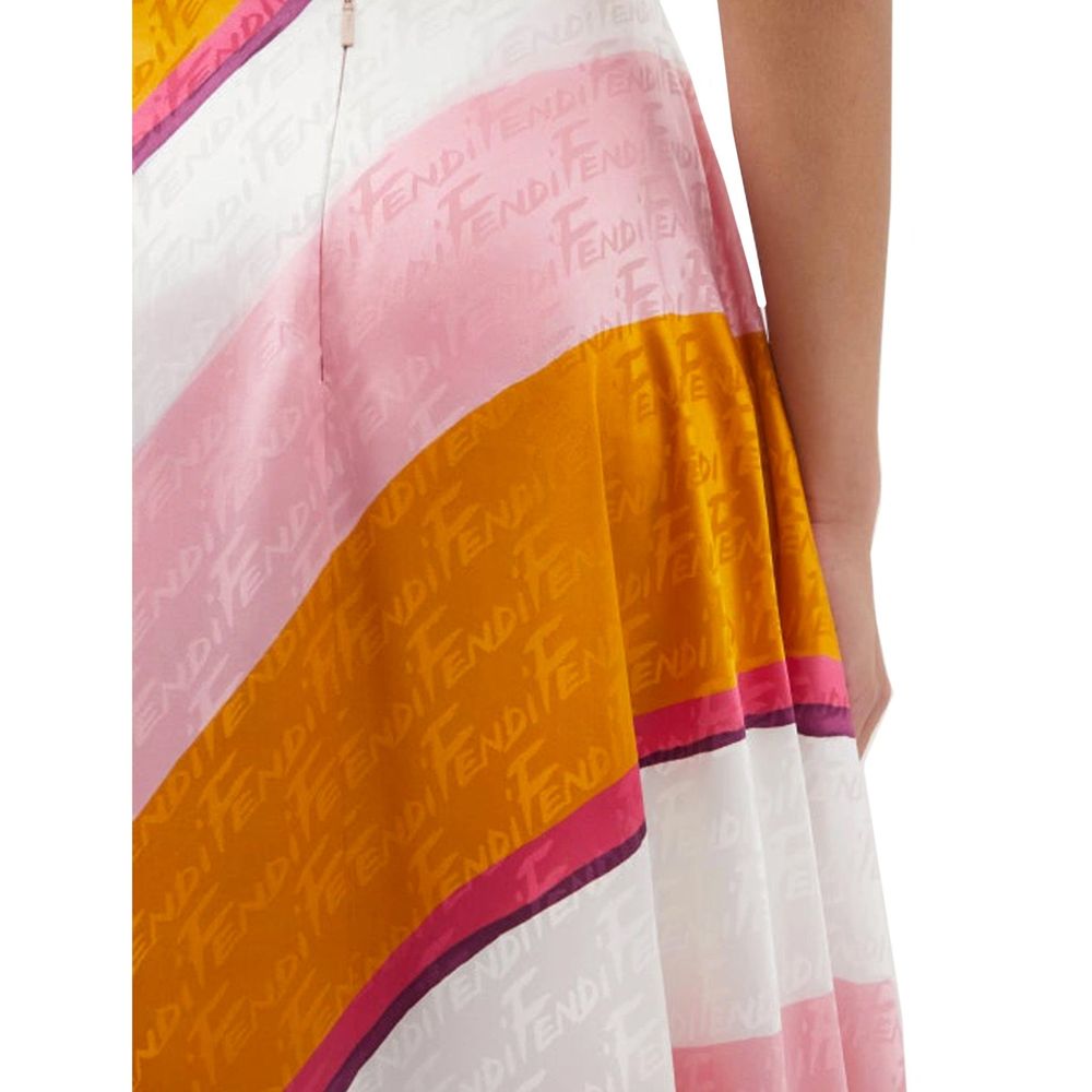 Fendi Multicolor Silk Pants | Regal Royce