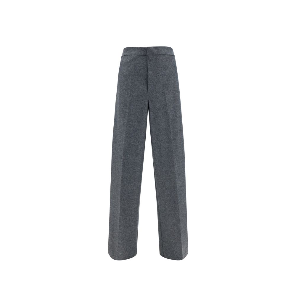 Jil Sander Gray Wool Casual Pants | Regal Royce
