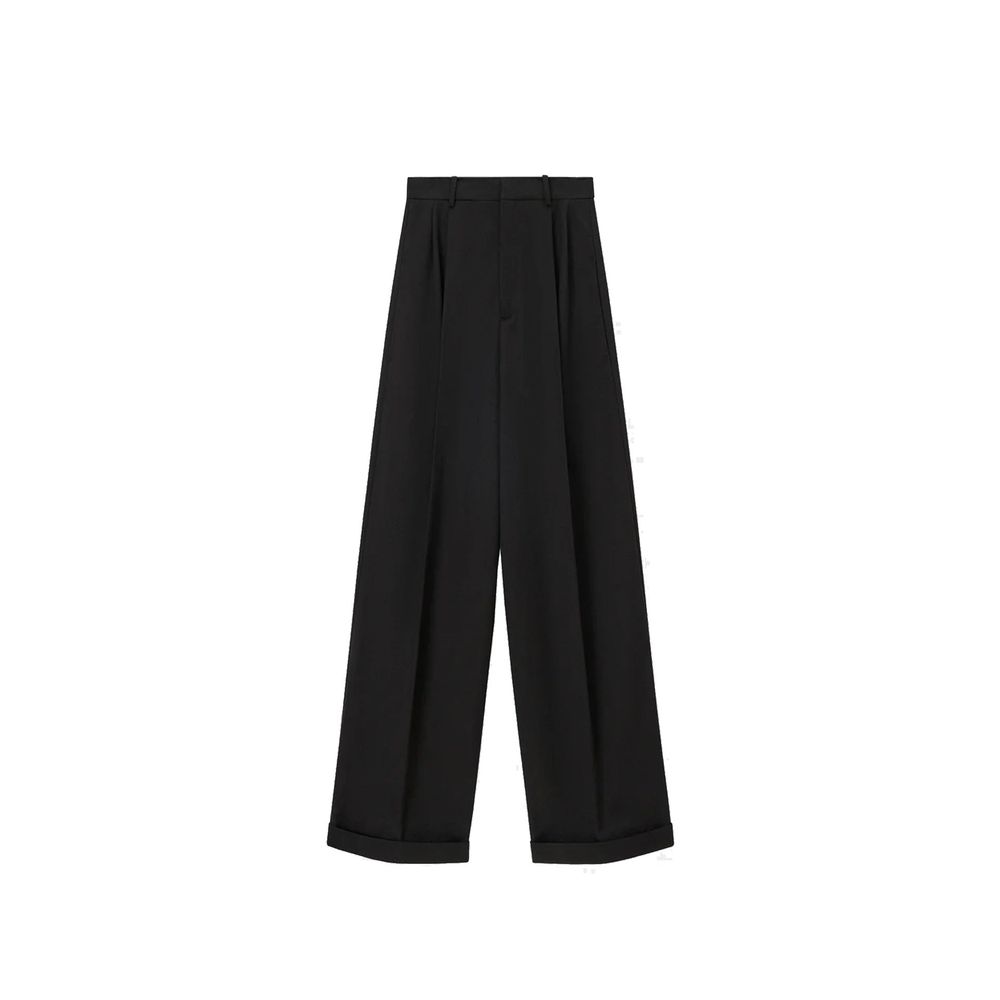 Loewe Black Cotton Casual Pants | Regal Royce