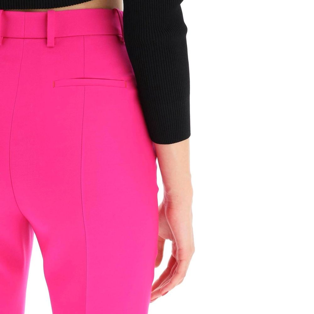 Alexander McQueen Multicolor Wool Cropped Pants | Regal Royce