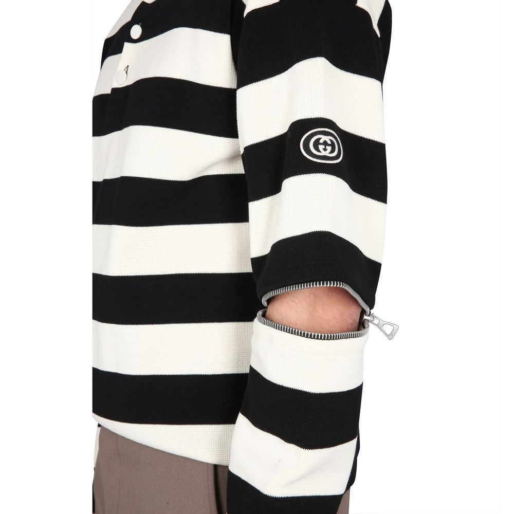 Gucci White Cotton Polo Shirt | Regal Royce