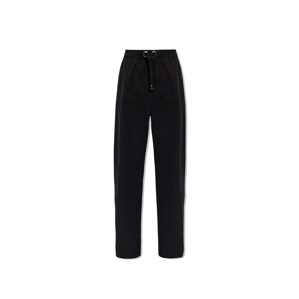 Versace Black Cotton Casual Pants | Regal Royce